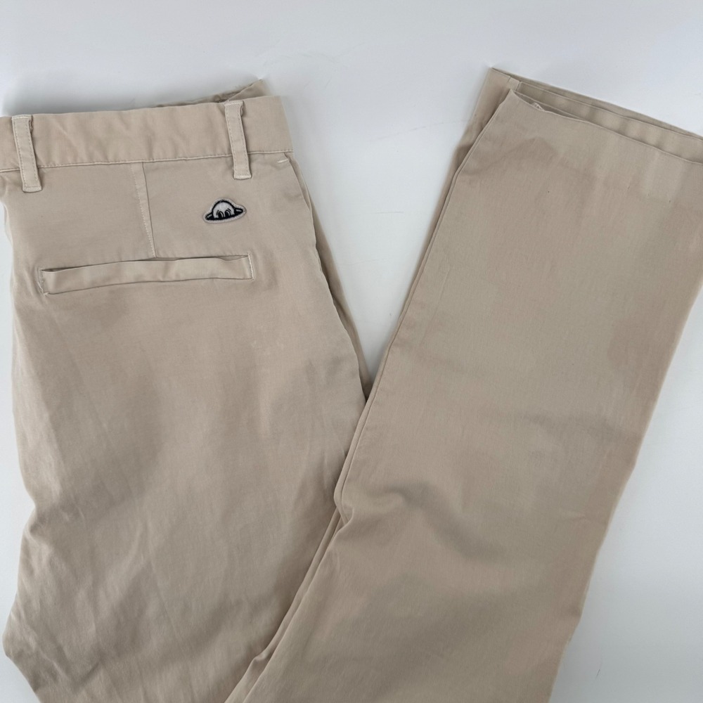 Radmor Vincent Pant Men 34 Beige Cotton Lyocell Stretch Golf Chinos RMBP00001SNO